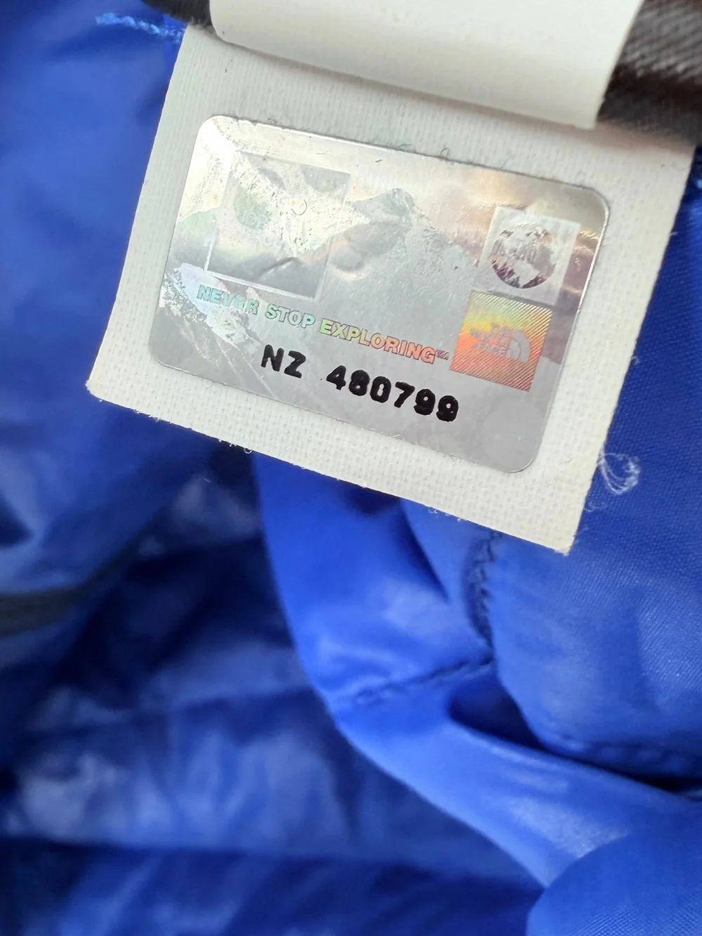 North Face Thermoball Jacket Blue Insulated Full Zip Puffer Outerwear XL